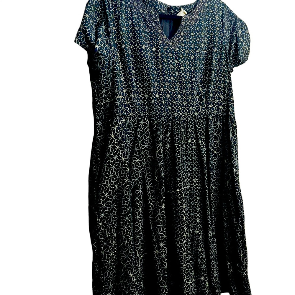 Organic cotton midi dress.